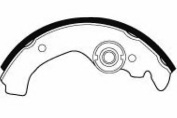 NECTO N1358 Brake Shoe Set